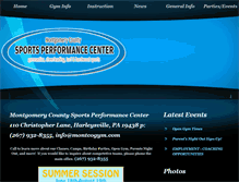 Tablet Screenshot of montcogym.com